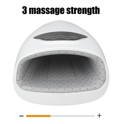 Electric Hand Massager Device Heat Finger Massage Pain Relief Therapy Air Compression Hand Care Palm Finger Massage Machine