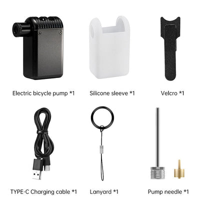 Small Air Pump Bicycle Electric Inflator Portable High Pressure Air Pump Mini Inflator