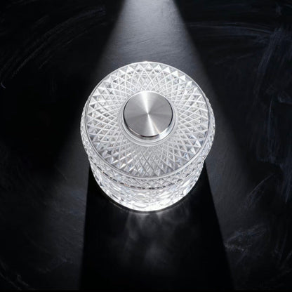 CrystalTwirl Rotating Drink Glass