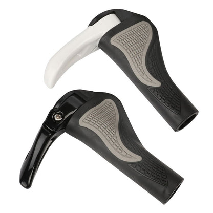 Mountain Bike Ergonomic Vice Handle Claw Handle Aluminum Alloy Grip (A Horn)