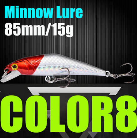 AFISHLURE Fishing Lure Wobblers Trout  85mm/15g Minnow  Hard Baits Iscas Artificial Pesca Leurre