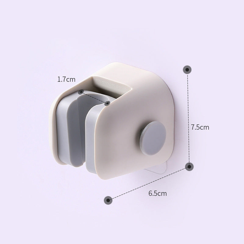 Shower Bracket Free Punching Fixed Seat Universal Shaking Head Adjustable Lotus Pod Bathroom Nozzle Flower Drying Shower Base