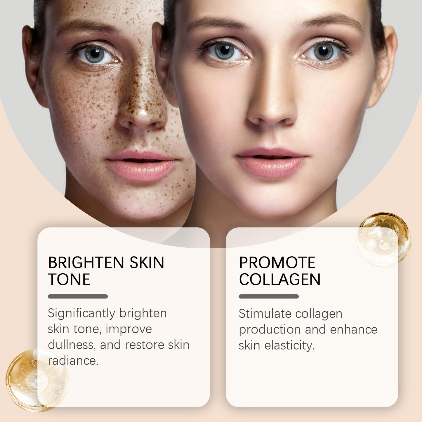 Vitamin C Brightening Serum Nourishes And Moisturizes Dull And Clear Facial Skin