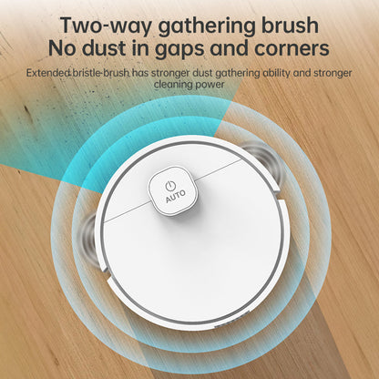 **3-in-1 Sweeping Robot: USB Charging, 1000Pa Suction, Auto-Clean for Pet Hair, Carpets & Floors**