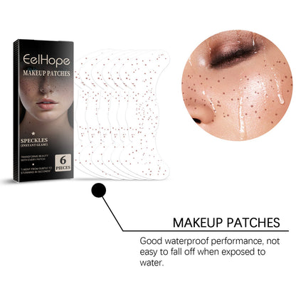 Makeup Patches, Waterproof And Sweat Resistant Long-Lasting Natural Freckles Makeup Stickers