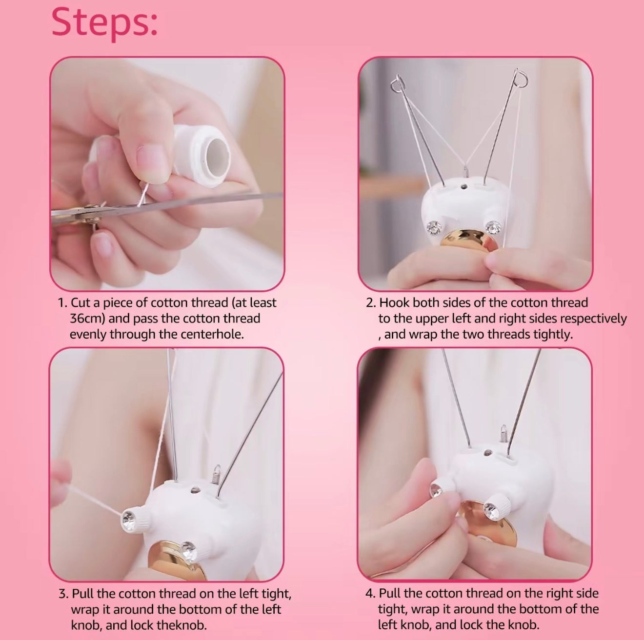 SmoothSkin Threading Epilator Device