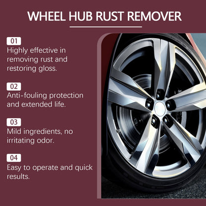Automobile Wheel Rust Remover, Wheel Rust Remover Spray Rim Rust Remover Polishing Clean Wheel Rust Remover