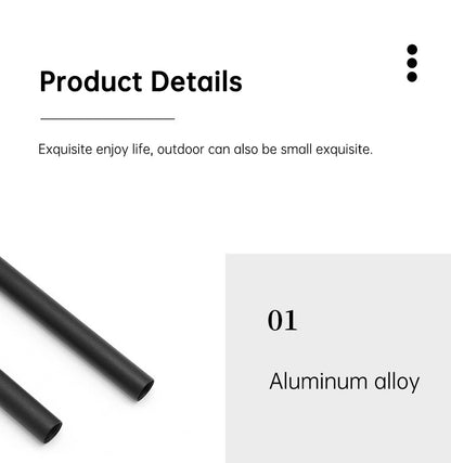 Outdoor Lightweight Aluminum Alloy Portable Camping Lamp Holder Lantern Stand with Storage Bag