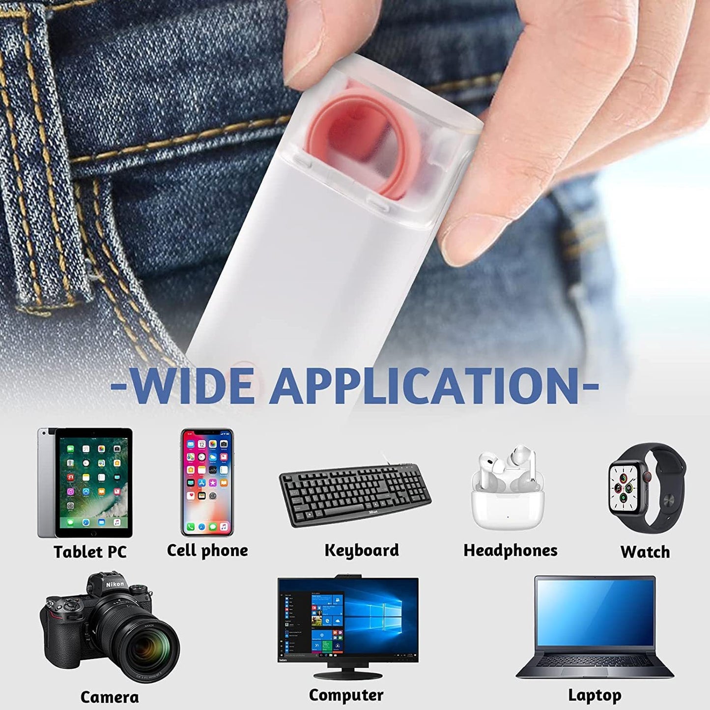 7 in 1 Multifunctional Cleaning Kit Keyboard Cell Phone Screen Cleaning Artifact Bluetooth Headset Mini Cleaning Pen