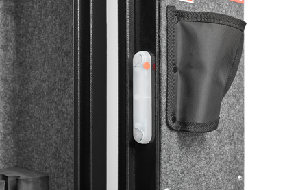 5 gun safes with 3 pistol pockets, quick access biometric adjustable heavy-duty gun rack mounted gun safes