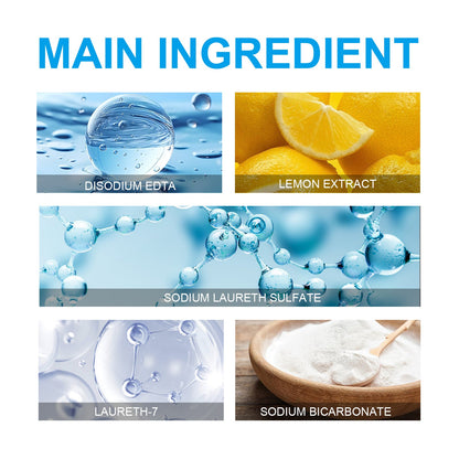 Multisurface Cleaning Tablets, Toilet Deodorant Wash Sink Toilet Stain Cleaning Effervescent Tablet