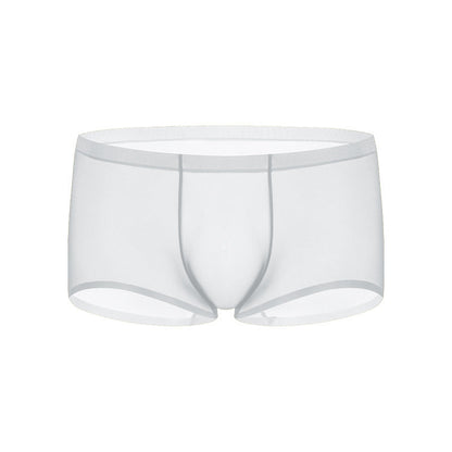 Ultra Thin Ice Silk Men's Low Waist Boxers