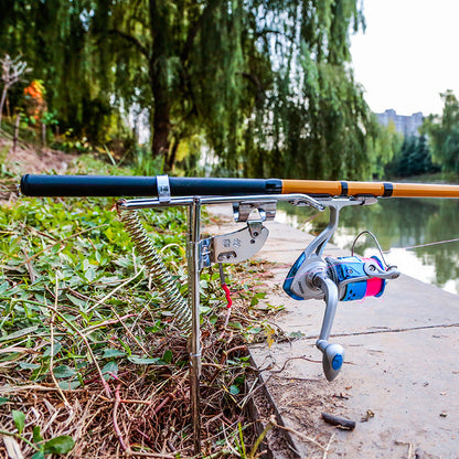 Angle Fishing Pole Tackle Bracket Anti-Rust Steel Fishing Bracket Rod Holder Fish Tackle