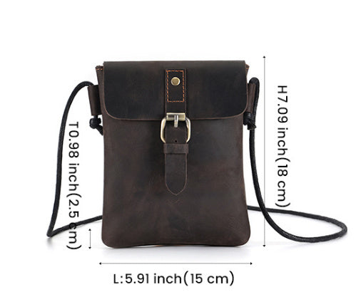 Retro Men's Multifunctional Mobile Phone Bag