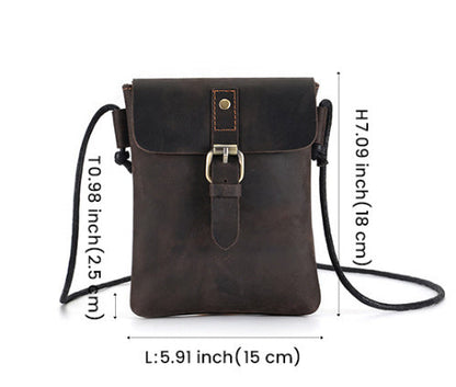 Retro Men's Multifunctional Mobile Phone Bag
