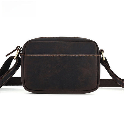 Retro Genuine Leather Men's Messenger Bag