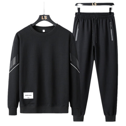 Men's Round Neck Sweater Pants Outfit