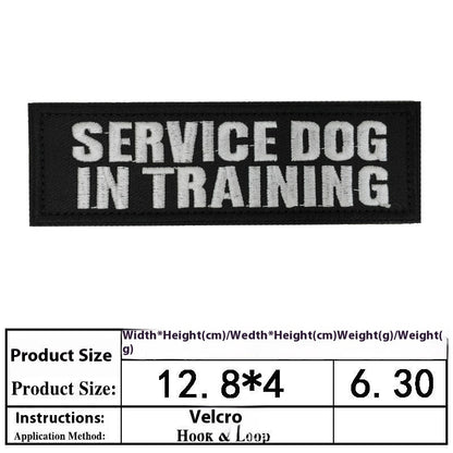 Pet Dog Accessories Embroidered Velcro New Pet Clothing Decorative Sticker Computer Embroidery Chapter