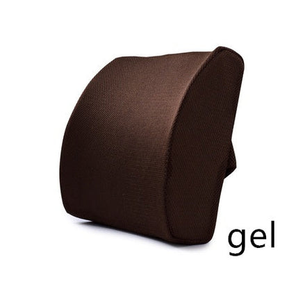 Breathable Ice Mesh Memory Foam Car Waist Cushion