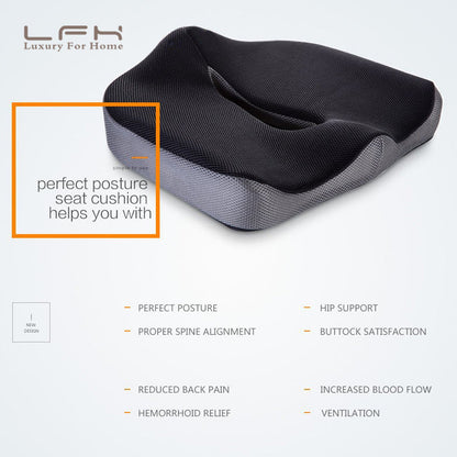 Orthopedic Memory Foam Tailbone Cushion