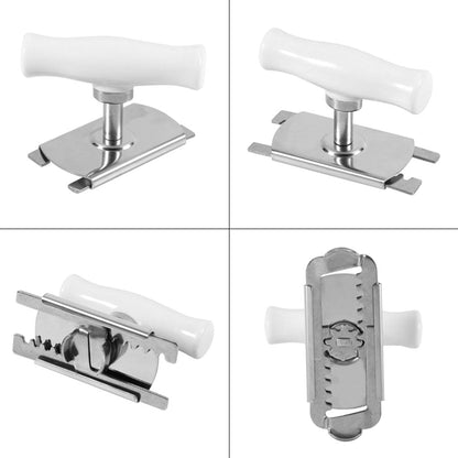 Stainless Steel Manual Screw Seal Adjustable Bottle Opener