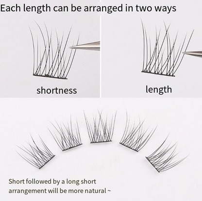 Lazy Fish Tail False Eyelashes Trilogy Natural Simulation Thick Single Cluster Lazy Series Deviruchi Eyelashes