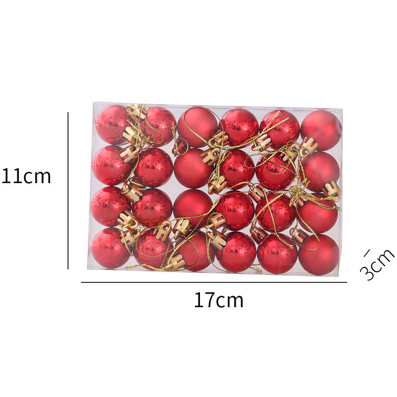 Christmas Ball Plastic Electroplating Christmas Ball Christmas Tree Creative Decoration Gift