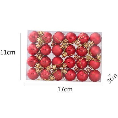 Christmas Ball Plastic Electroplating Christmas Ball Christmas Tree Creative Decoration Gift