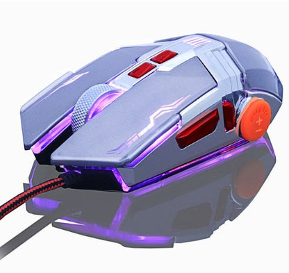 Silent Wired Gaming Mouse for Notebook Computer