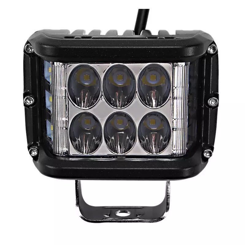Motorcycle side flash 36W work light