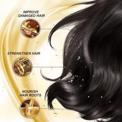 Castor Oil, Nourish And Repair Damaged Hair Dry Strength Solid Hair Smooth Hair Oil