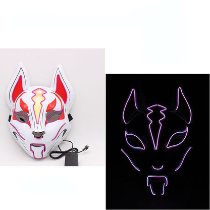 Glowing Cat Face Mask Demon Slayer Cosplay Props