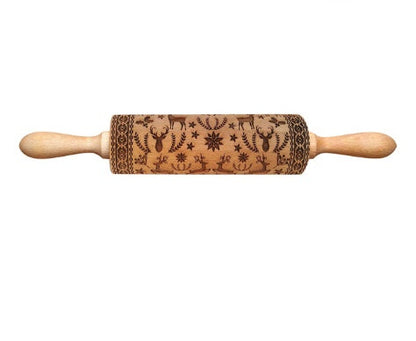 Rolling Pin Christmas Embossing