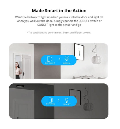 Wireless WiFi Door Window Sensor No Network Needed