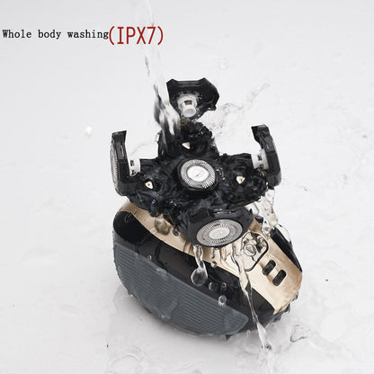 Multifunctional 5-Head Shaver Rechargeable Razor Water Washing Bald Head Machine Five-In-One Razor