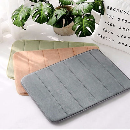 Memory Foam Bathroom Mat Absorbent, Non-Slip