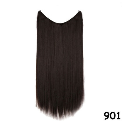 S-noilite 20" Invisible Wire Hair Extensions