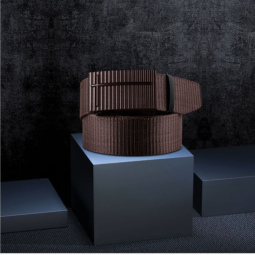 Nylon Waistband Men's Automatic Canvas Belt