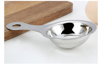 Stainless steel egg separator
