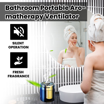 Bathroom Portable Ventilation Aromatherapy, Car Aromatherapy Bathroom Bedroom Deodorant Adornment