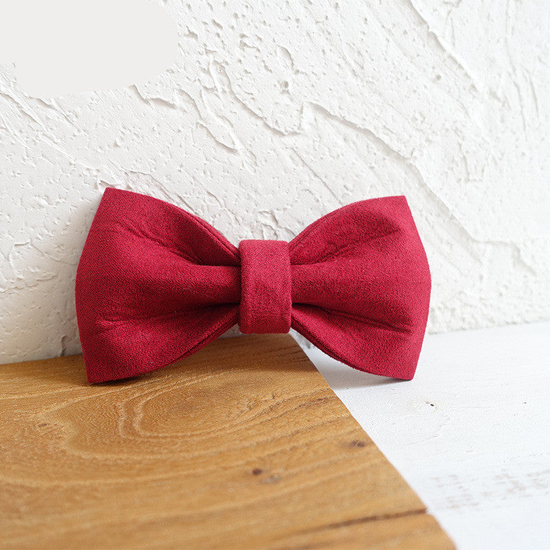 Dog collar bow