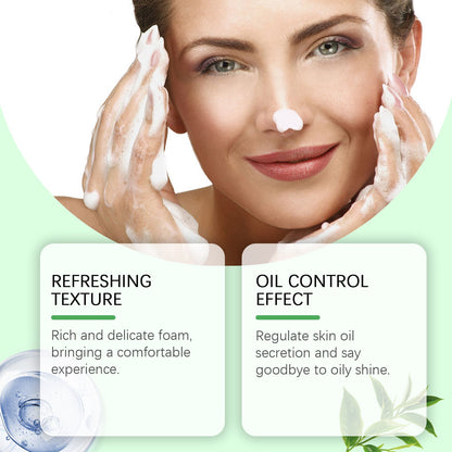Woodsleep Gentle Moisturizing Facial Cleanser, Gentle Moisturizing Facial Cleanser Dense Foam Clean, Moist And Not Tight