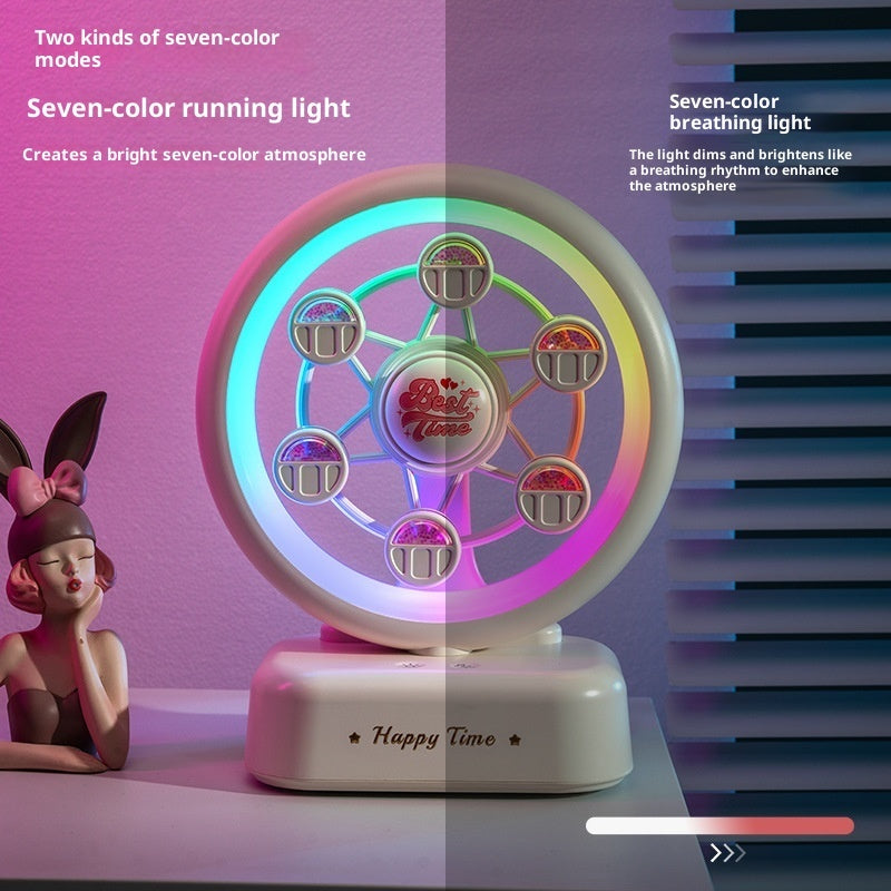Ferris Wheel Bluetooth Speaker Rechargeable Music Box Atmosphere Table Lamp