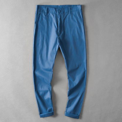 Men's Cotton Slim Fit Stretch Skinny Trousers