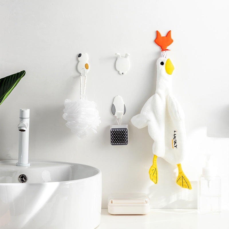 New Animal Hook Multi-Functional Punch-Free Wall Household Sticky Hook Kitchen Door Behind The Dormitory Without Trace Strong Hook