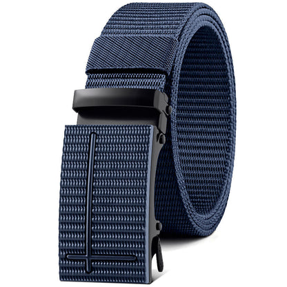 Nylon Waistband Men's Automatic Canvas Belt