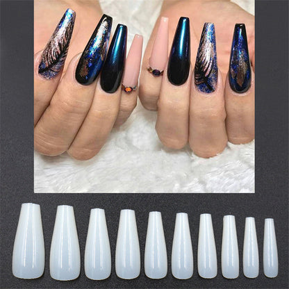 500 Transparent Natural Color Ballet Fake Nails