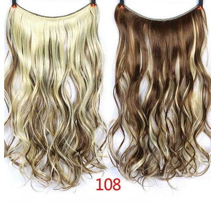 24" Invisible Wire Synthetic Hair Extensions