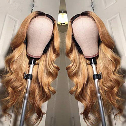 Long Curly European American Women's Wigs