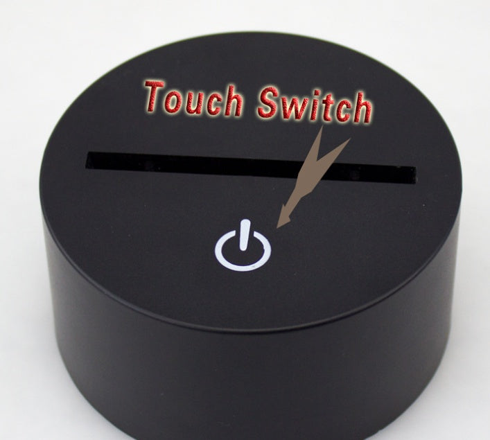 3D LED Touch Night Lights Christmas Decorations